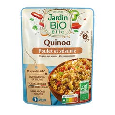 Quinoa poulet sésame - bio - Jardin BiO étic