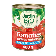 Tomates entières pelées au jus - bio - Jardin BiO étic