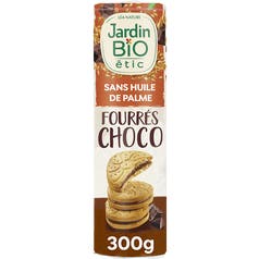 Biscuits fourrés au chocolat - bio - Jardin BiO étic