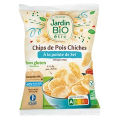 Chips de pois chiche à la pointe de sel sans gluten - bio - Jardin BiO étic