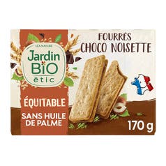 Crousti Fourrés Chocolat Noisette - bio - Jardin BiO étic