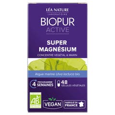 Gélules végétales Super Magnésium - Biopur
