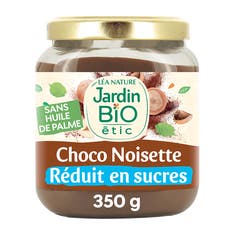 Pâte à tartiner Chocolat Noisette - Jardin BiO étic